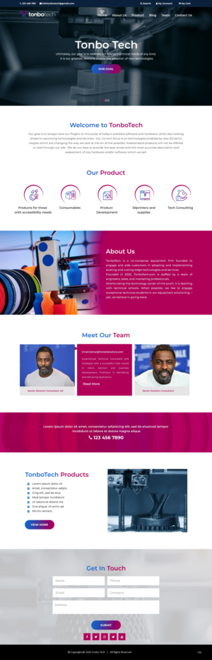 Diseño Web por pb para Tonbo Tech LLC | Diseño: #24374814