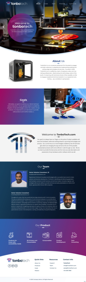 Web Design by pb for Tonbo Tech LLC | Design: #24374815