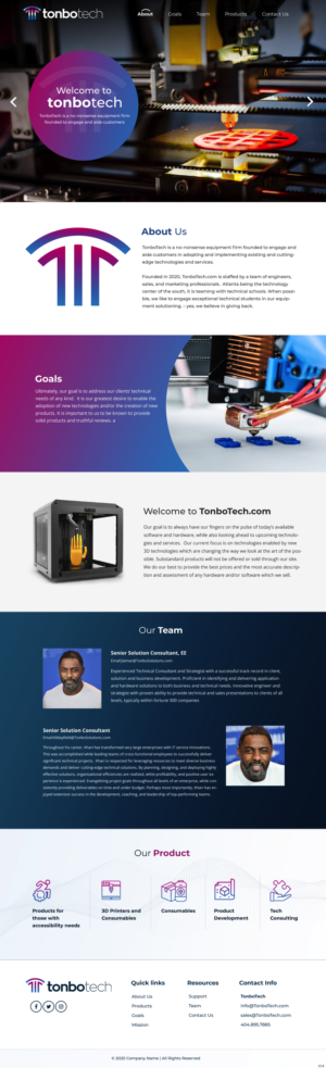 Diseño Web por pb para Tonbo Tech LLC | Diseño: #24374816