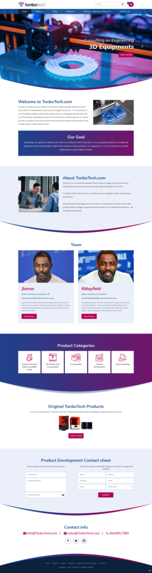 Diseño Web por pb para Tonbo Tech LLC | Diseño: #24374817