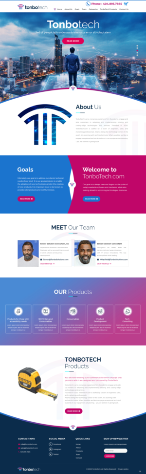 Diseño Web por pb para Tonbo Tech LLC | Diseño: #24385257