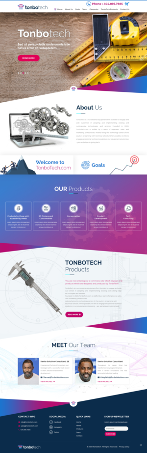 Diseño Web por pb para Tonbo Tech LLC | Diseño: #24406532