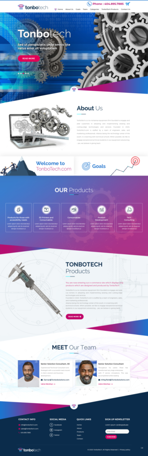 Diseño Web por pb para Tonbo Tech LLC | Diseño: #24432492