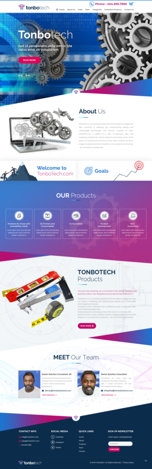 Web Design by pb for Tonbo Tech LLC | Design: #24438342