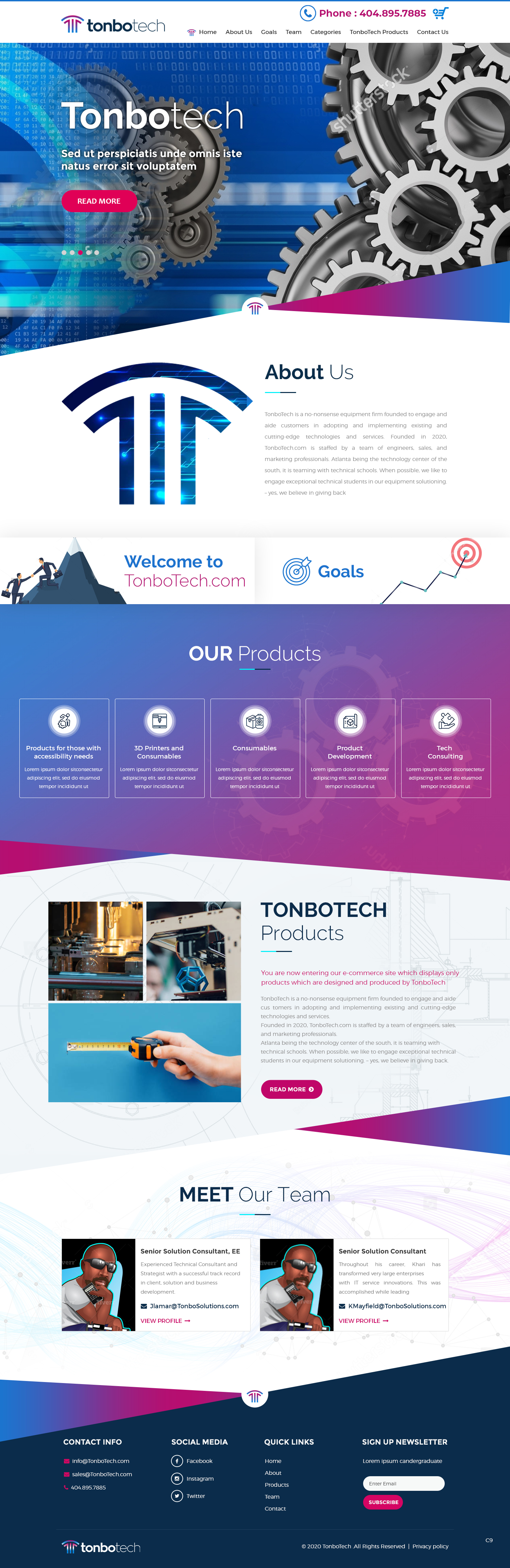 Web Design by pb for Tonbo Tech LLC | Design #24467865