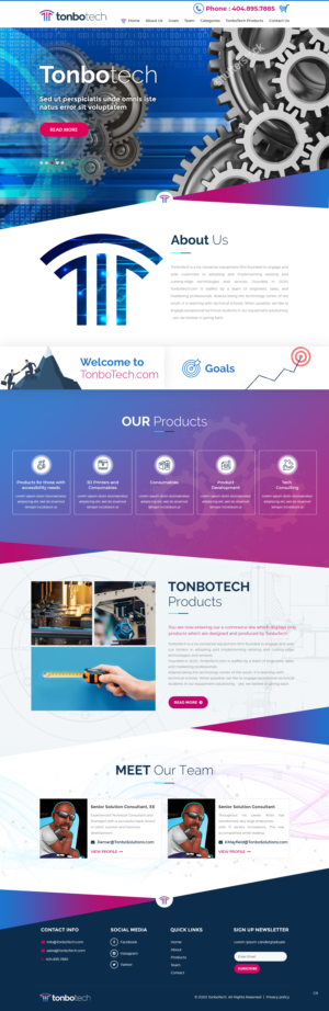 Web Design by pb for Tonbo Tech LLC | Design: #24467865