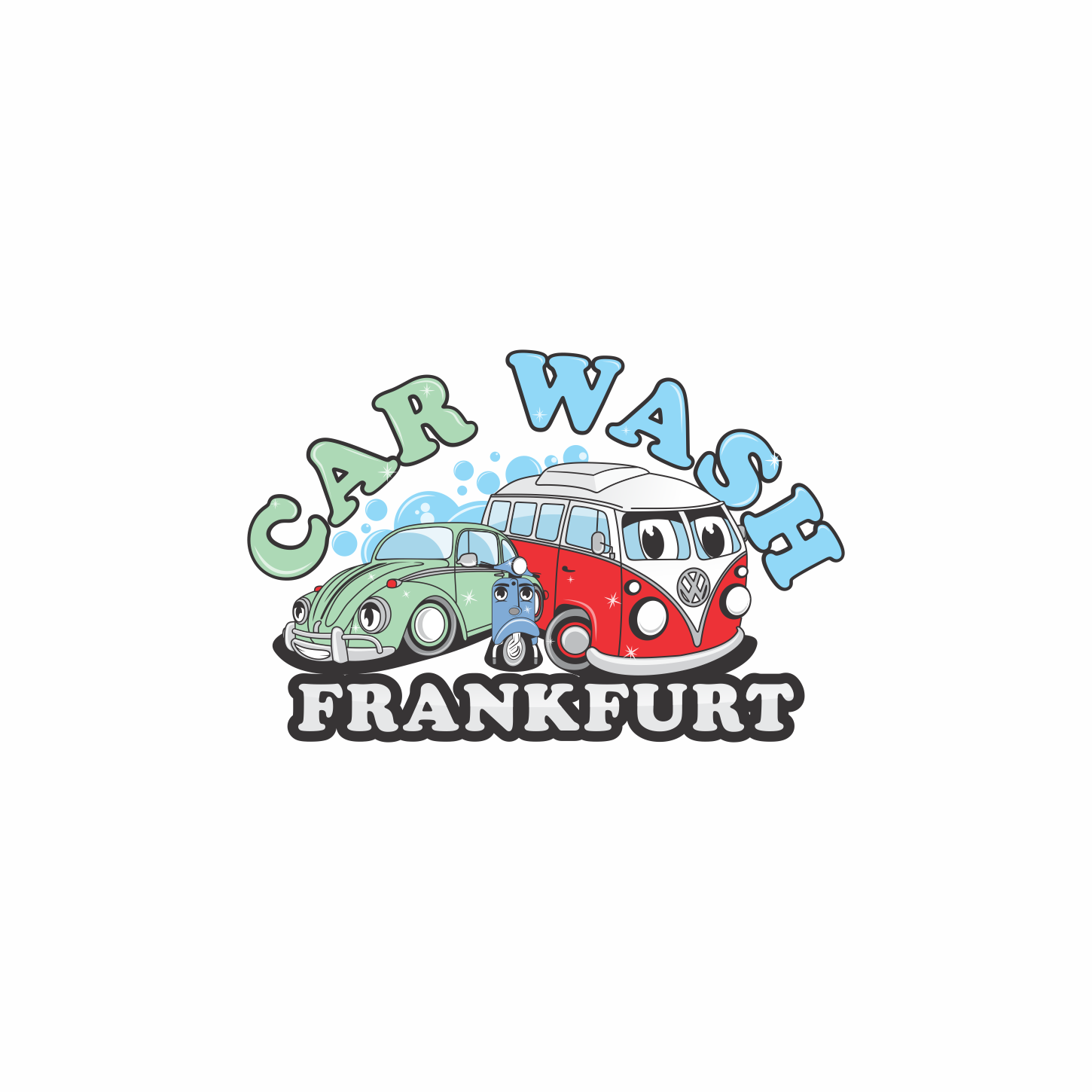 Logo Design by amongraga for Car Wash Frankfurt  | Design #24435414
