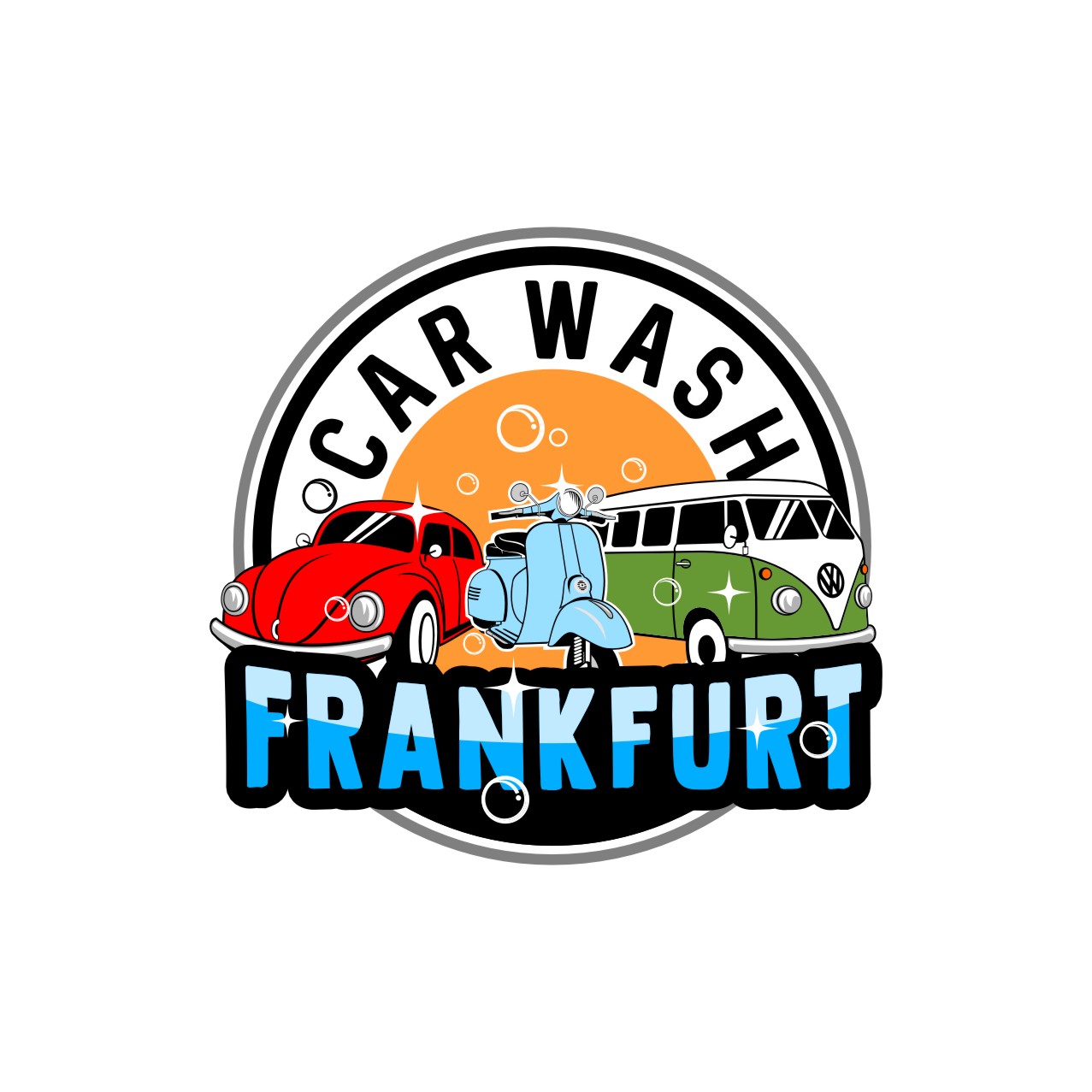 Diseño de Logo por ddnsycrowd para Car Wash Frankfurt  | Diseño #24424818