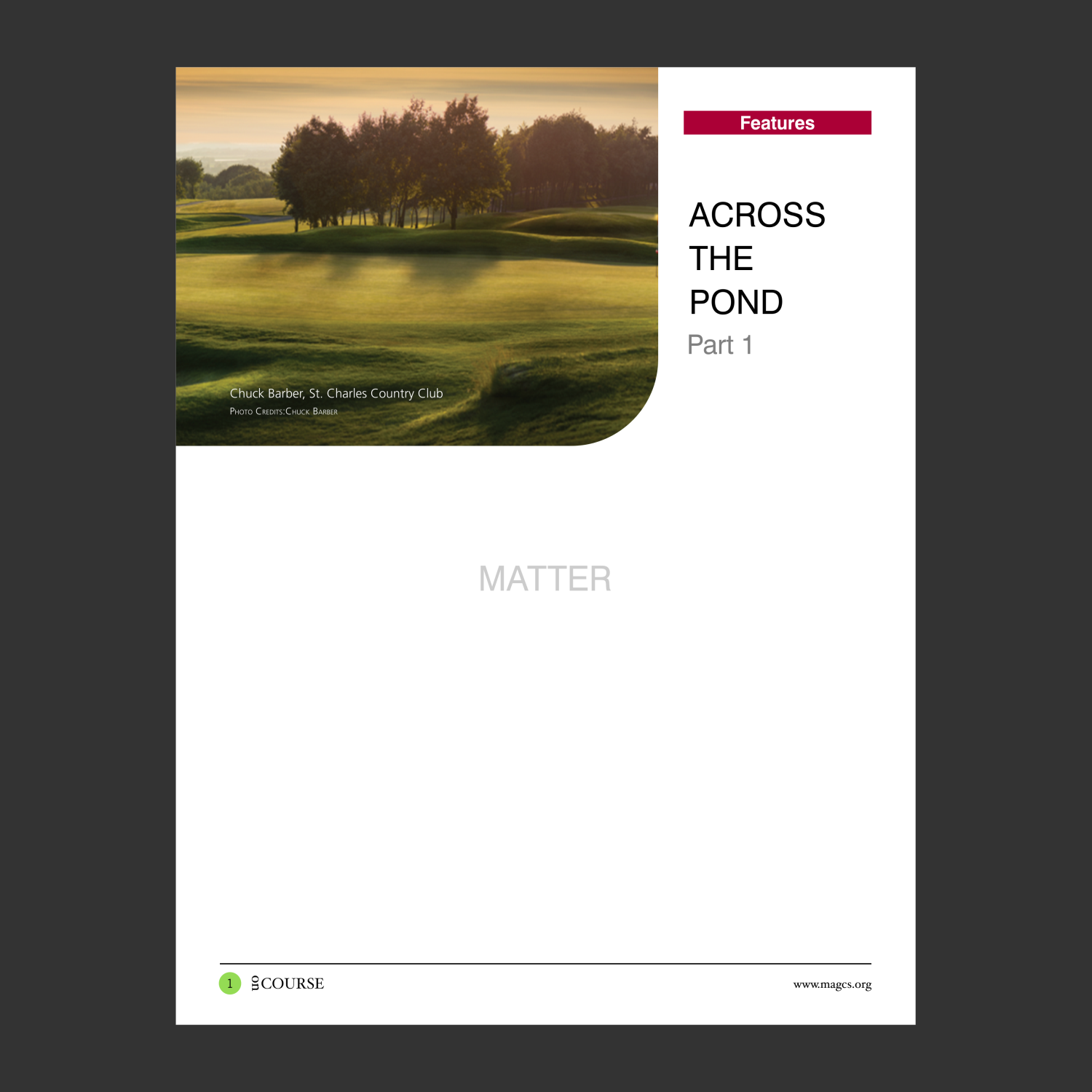 Magazine Design by Manesh Nair for MAGCS | Design #24431683