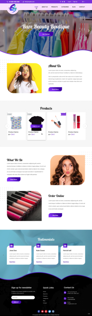 Web Design by pb for this project | Design: #24983743