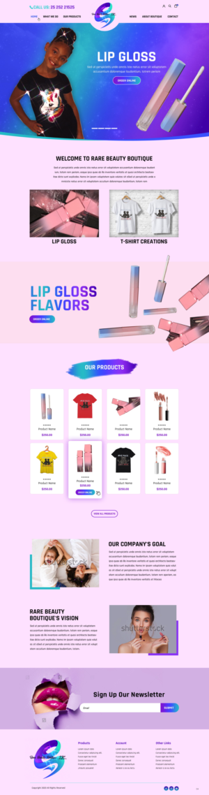 Web Design by pb for this project | Design: #25072893