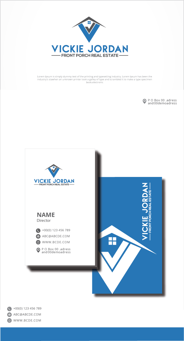 Logo-Design von graphicevolution für Front Porch Real Estate | Design #24374128