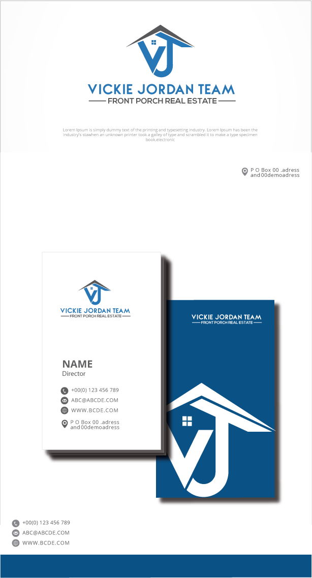 Logo Design by graphicevolution for Front Porch Real Estate | Design #24375513