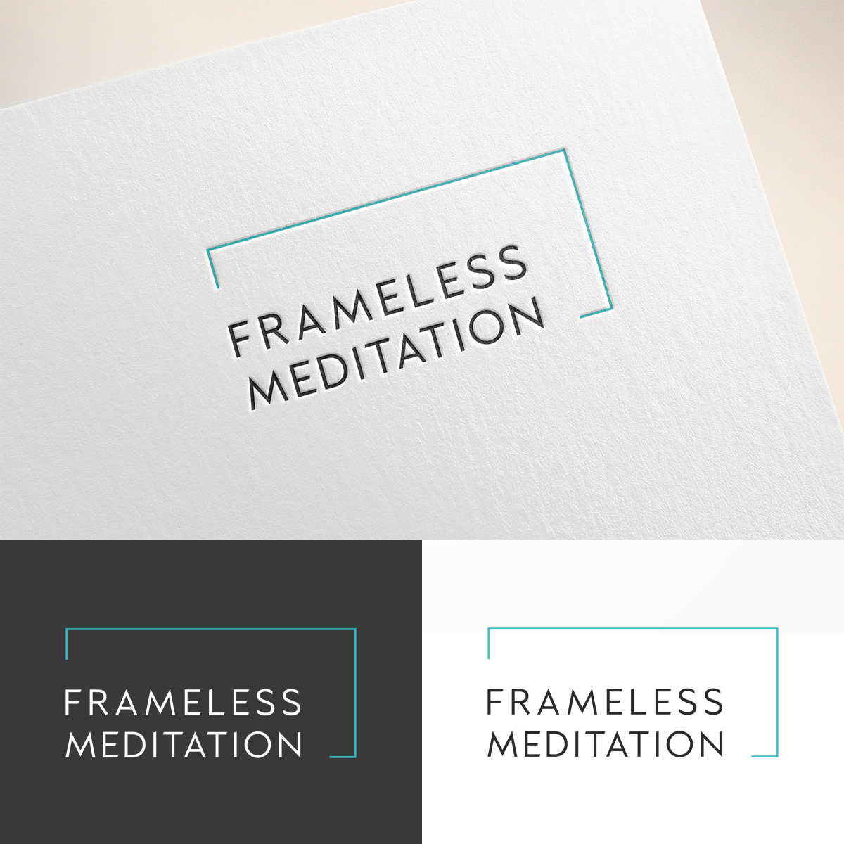 Logo Design by Gridline Concepts for Frameless Meditation | Design #24407492
