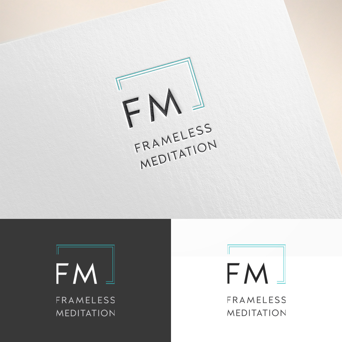 Logo Design by Gridline Concepts for Frameless Meditation | Design #24433719
