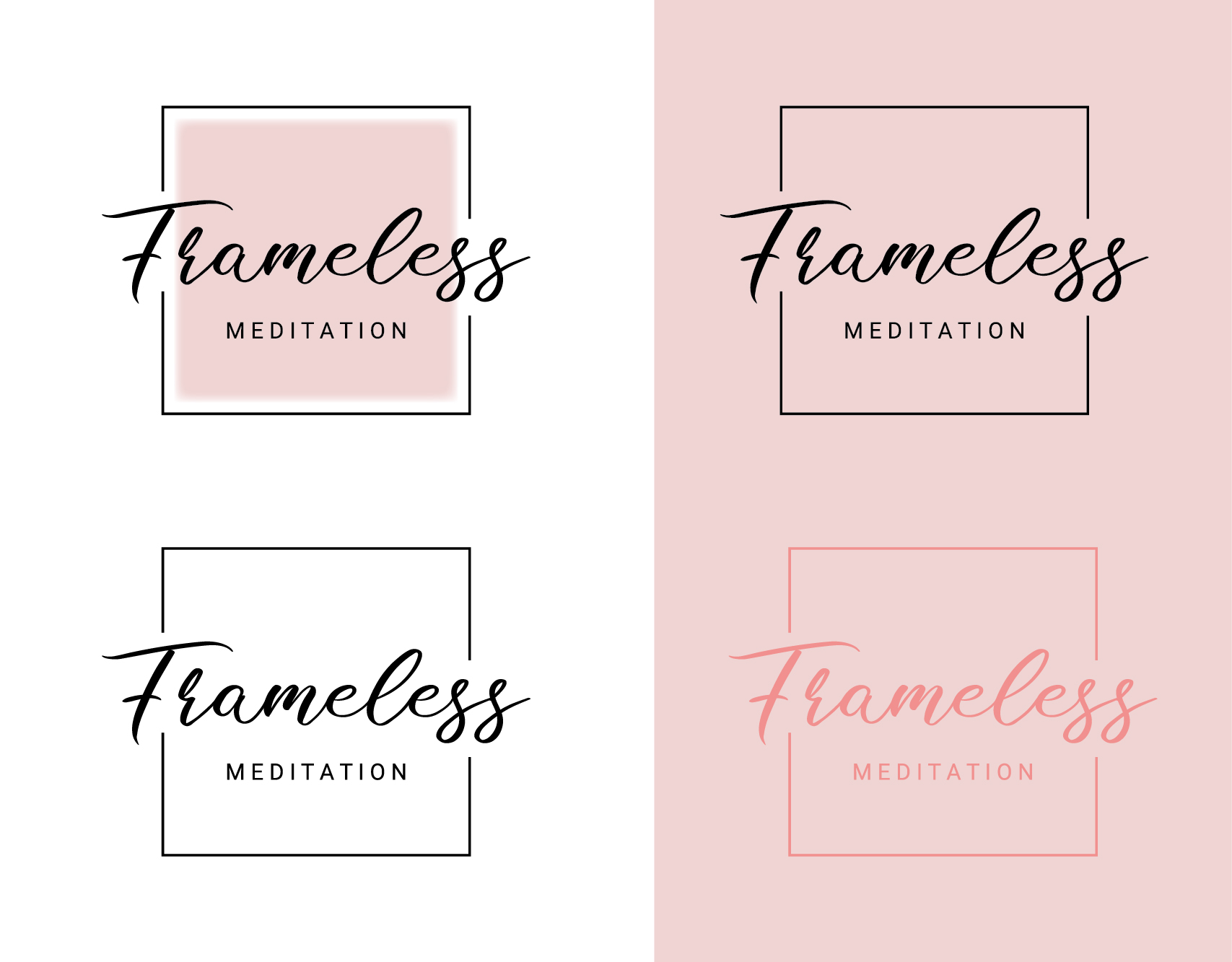 Logo Design by PKdesigns for Frameless Meditation | Design #24393229