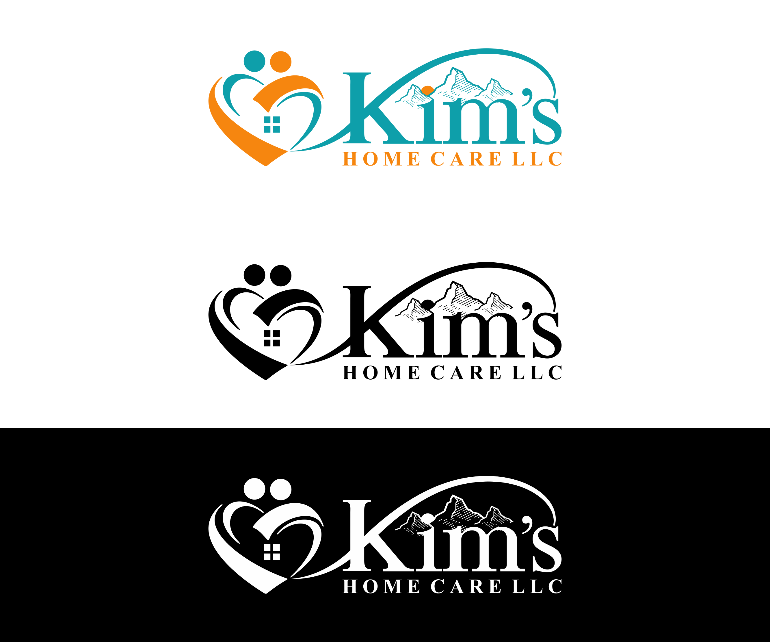 Logo Design by Tony Bishop for Kim's Home Care LLC | Design #24474256
