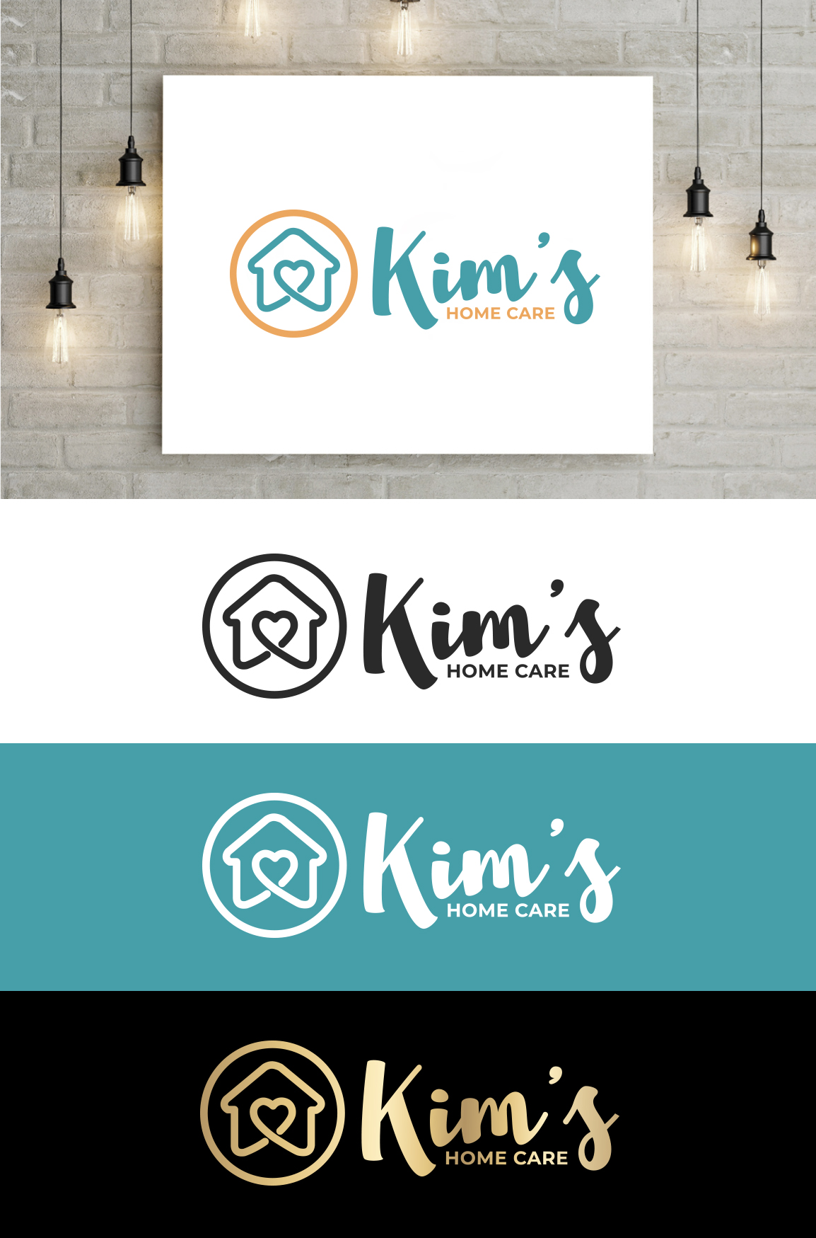 Logo Design by [HP] Henry Panaligan for Kim's Home Care LLC | Design #24451909