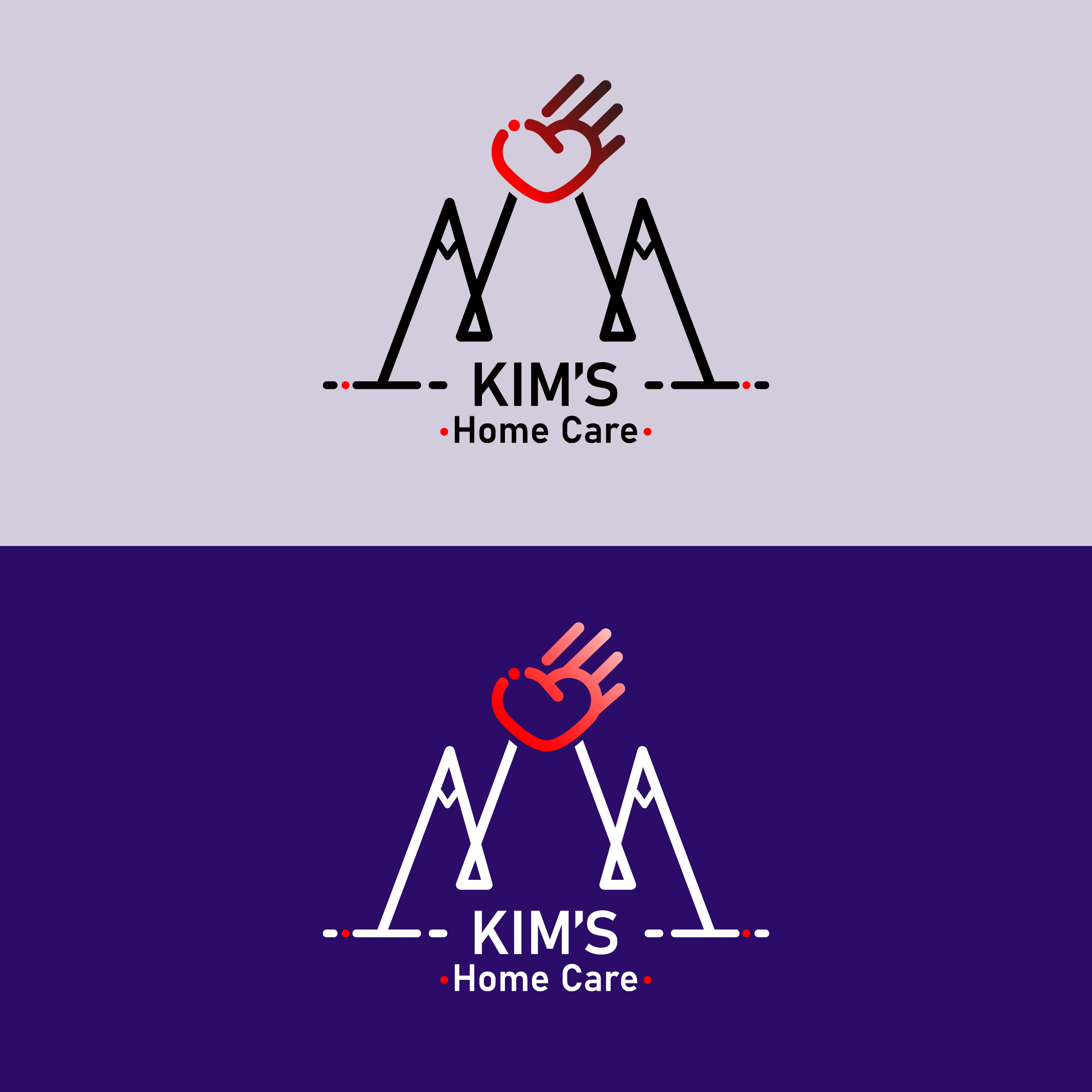 Logo Design by UrtuShe for Kim's Home Care LLC | Design #24394223