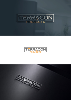 TERRACON (possibly have 'projects' as a subscript I am open to options with or without | Logo Design by DesIcon