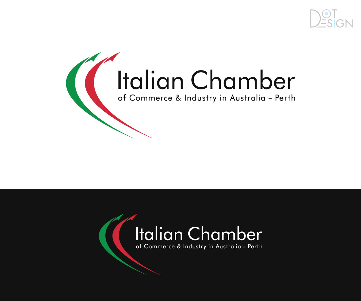 Logo Design by Dot Design 3 for Italian Chamber of Commerce and Industry Perth Inc. | Design: #24498179