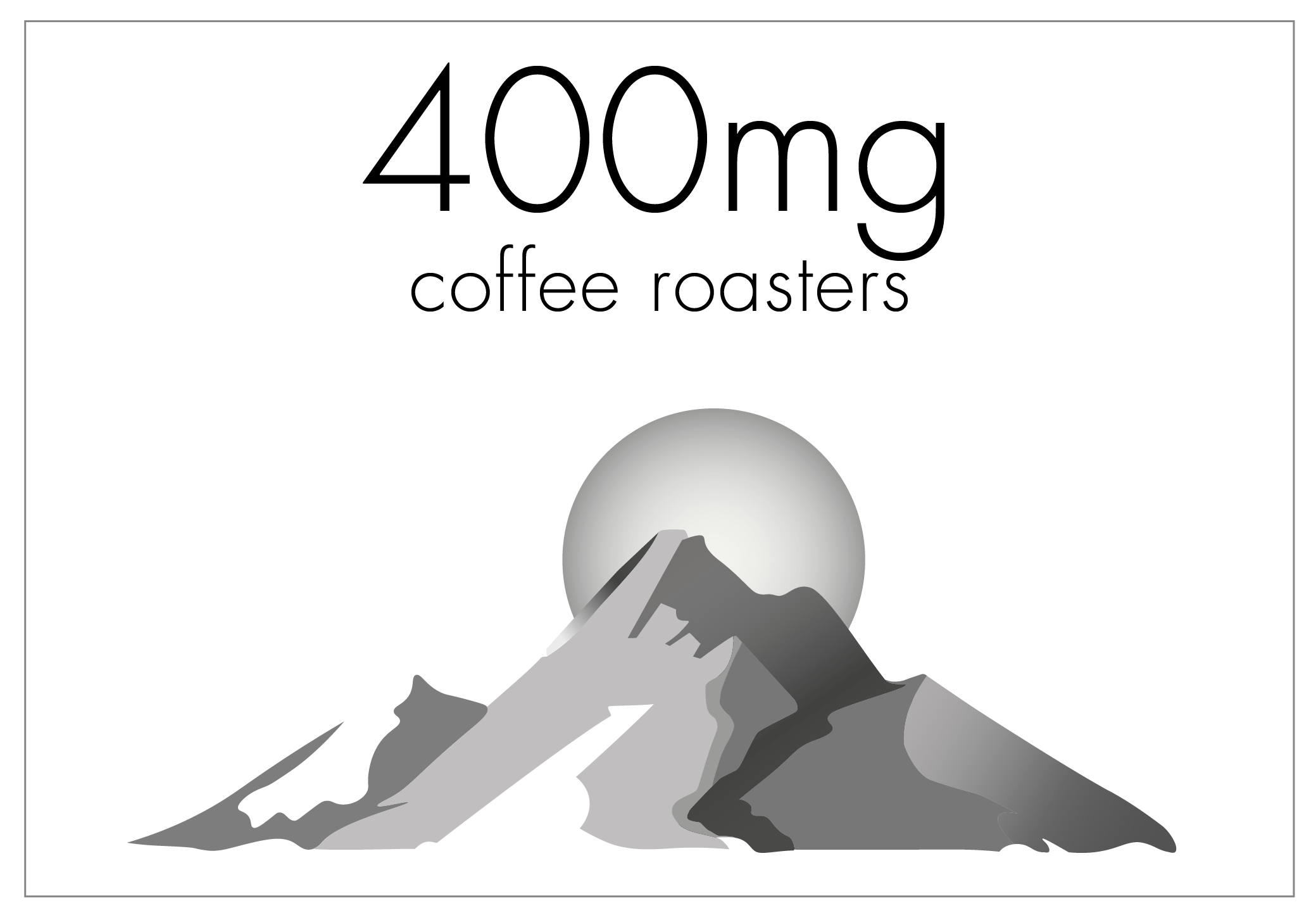 Logo Design by Chandra for 400mg coffee roasters | Design #24405342