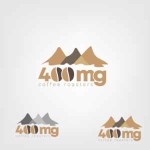 Logo Design by Naseeb for 400mg coffee roasters | Design: #24402666