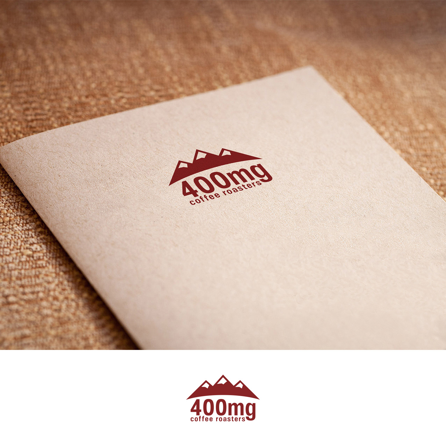 Logo Design by DesignDUO for 400mg coffee roasters | Design #24405756