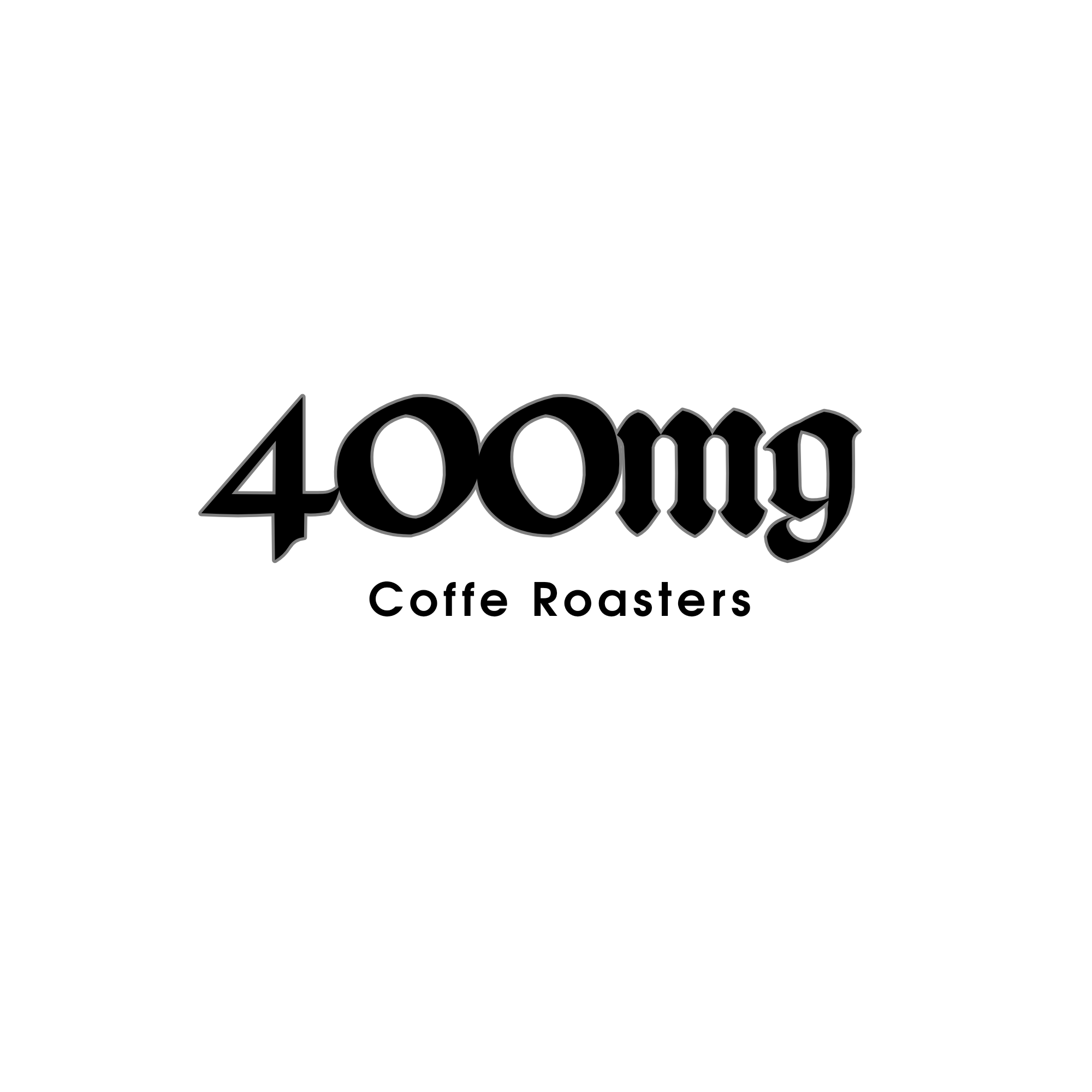 Diseño de Logo por Ananta Gilang para 400mg coffee roasters | Diseño #24394737