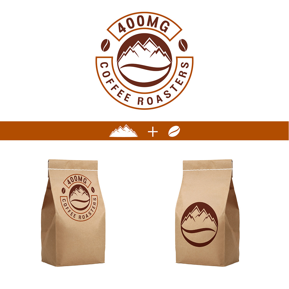 Logo-Design von aditya msf54 für 400mg coffee roasters | Design #24415030
