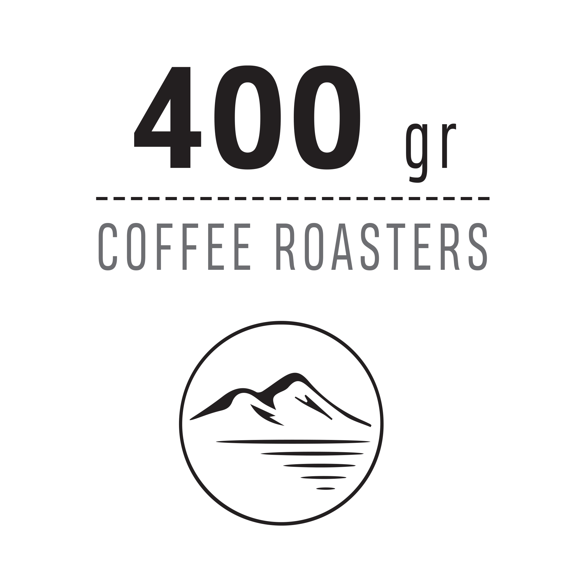 Logo Design by Krasimira Georgieva for 400mg coffee roasters | Design #24415373