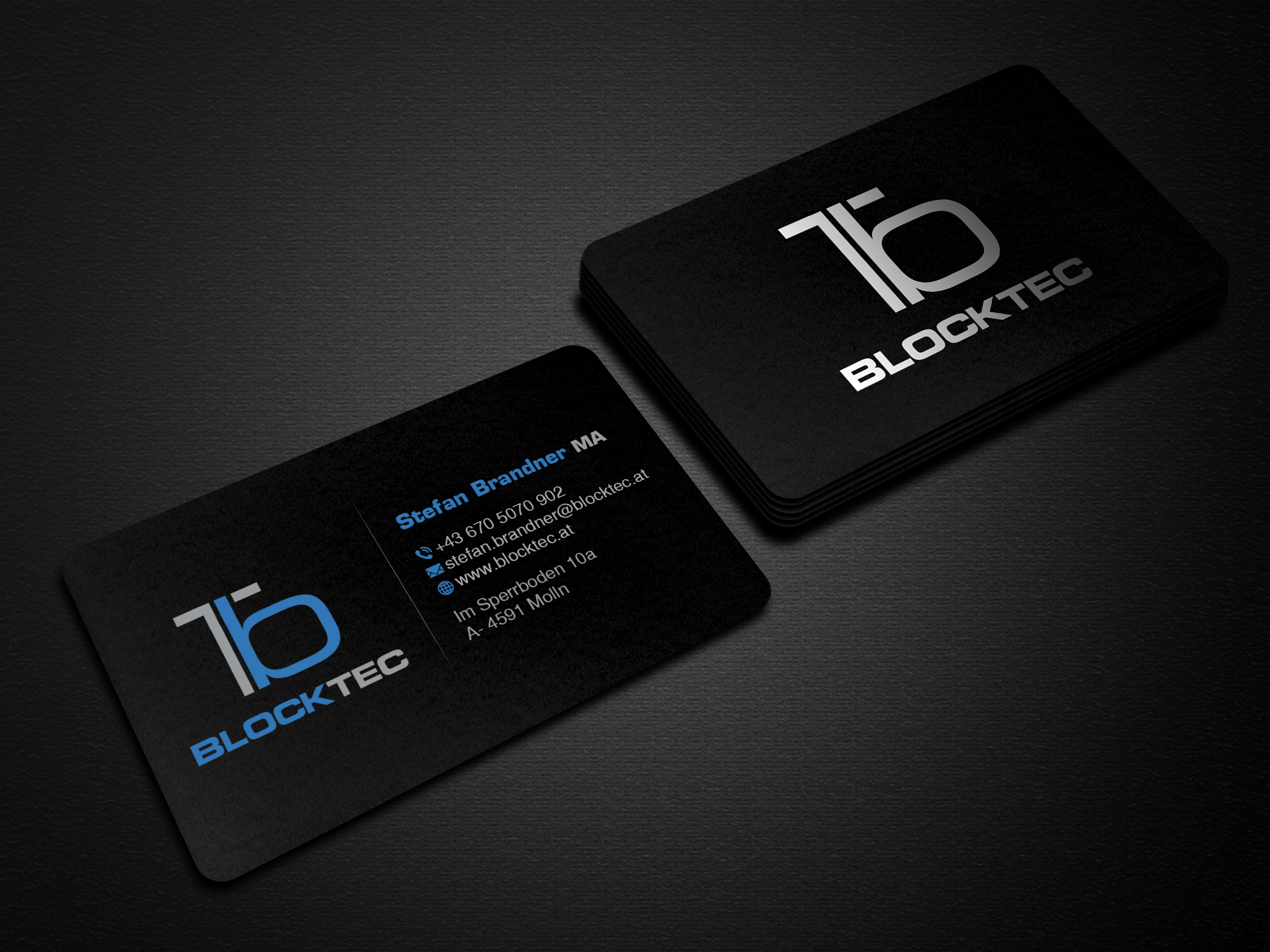Logo Design by Creations Box 2015 for blocktec Stefan Brandner | Design #24390225