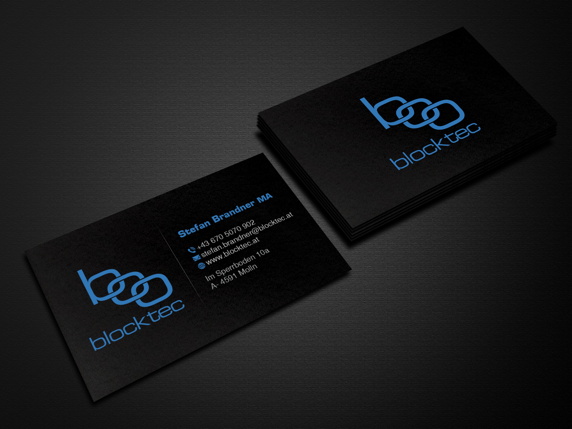 Logo Design by Creations Box 2015 for blocktec Stefan Brandner | Design #24390226
