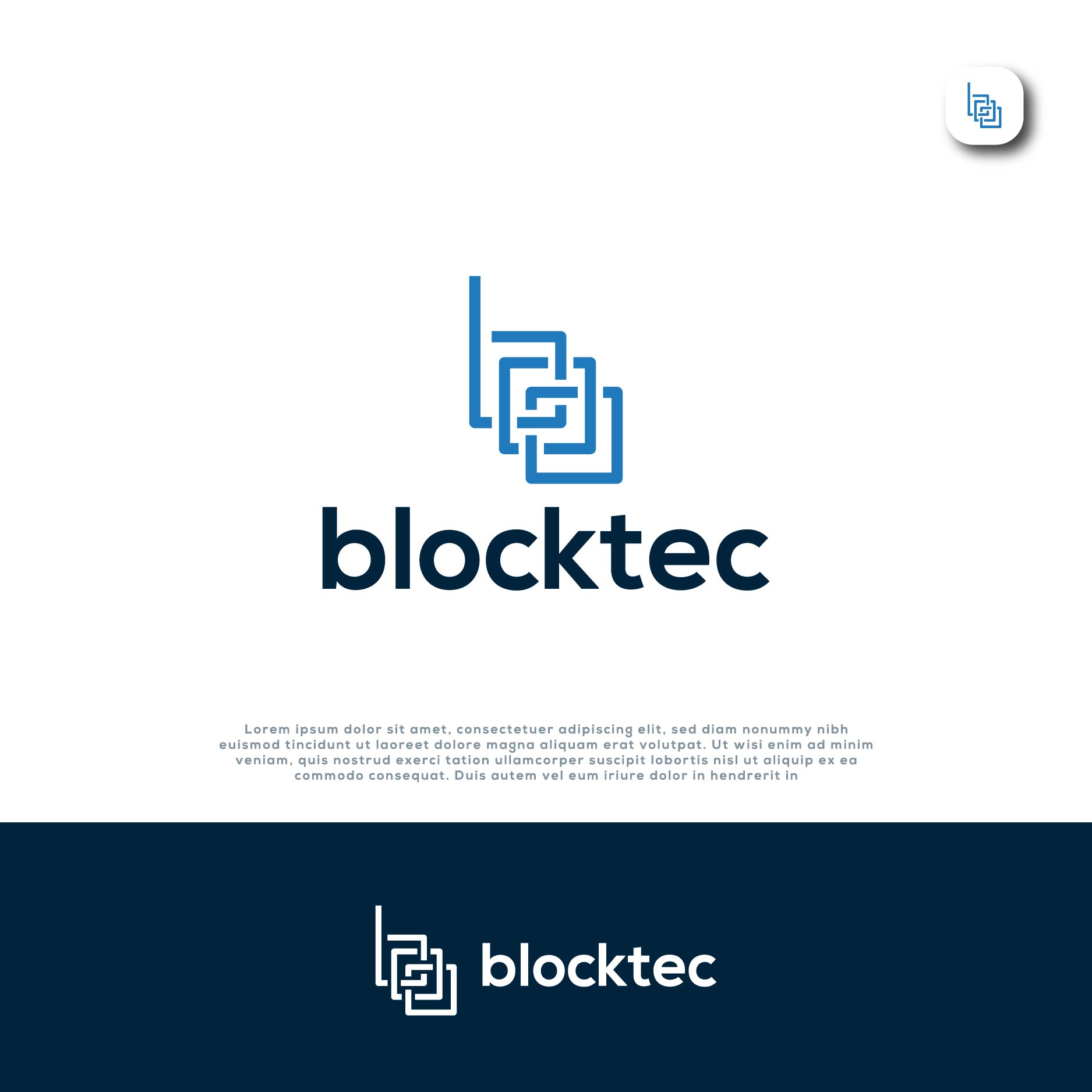 Logo Design by creative.bugs for blocktec Stefan Brandner | Design #24381791
