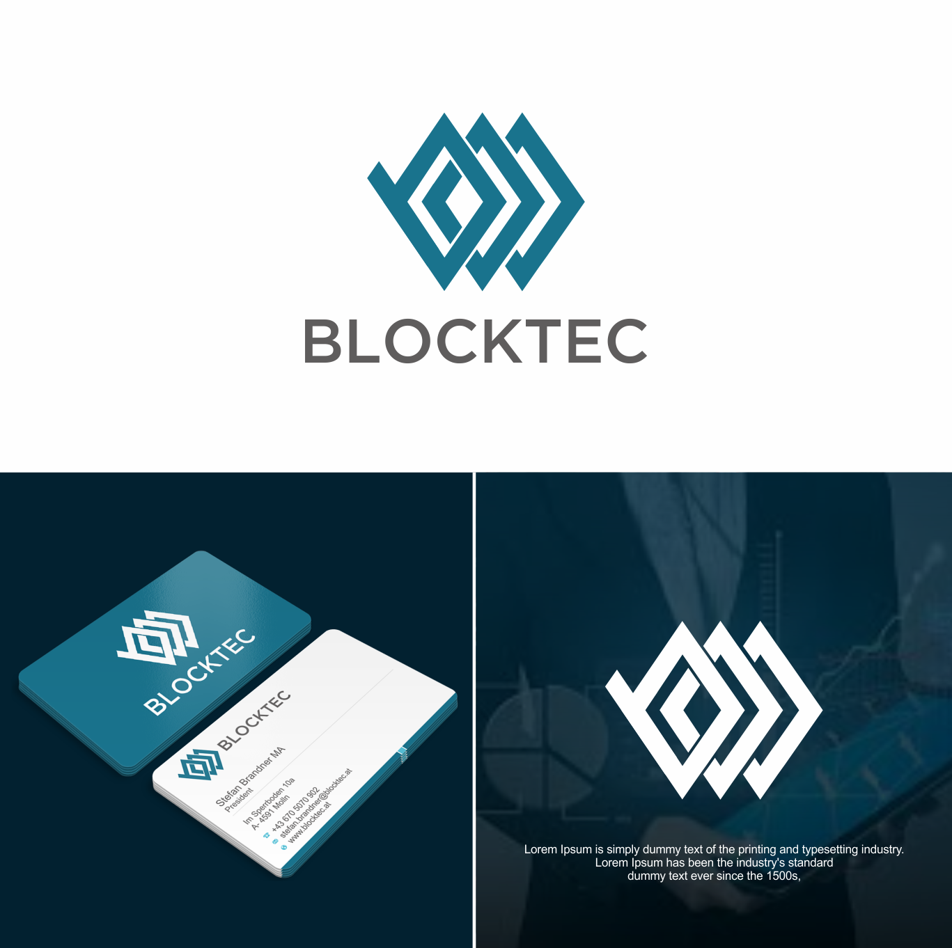 Diseño de Logo por NAUBIDZ para blocktec Stefan Brandner | Diseño #24435938