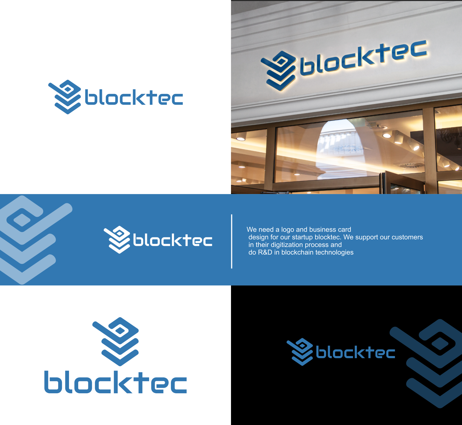Logo Design by fatiyadesign for blocktec Stefan Brandner | Design #24382032