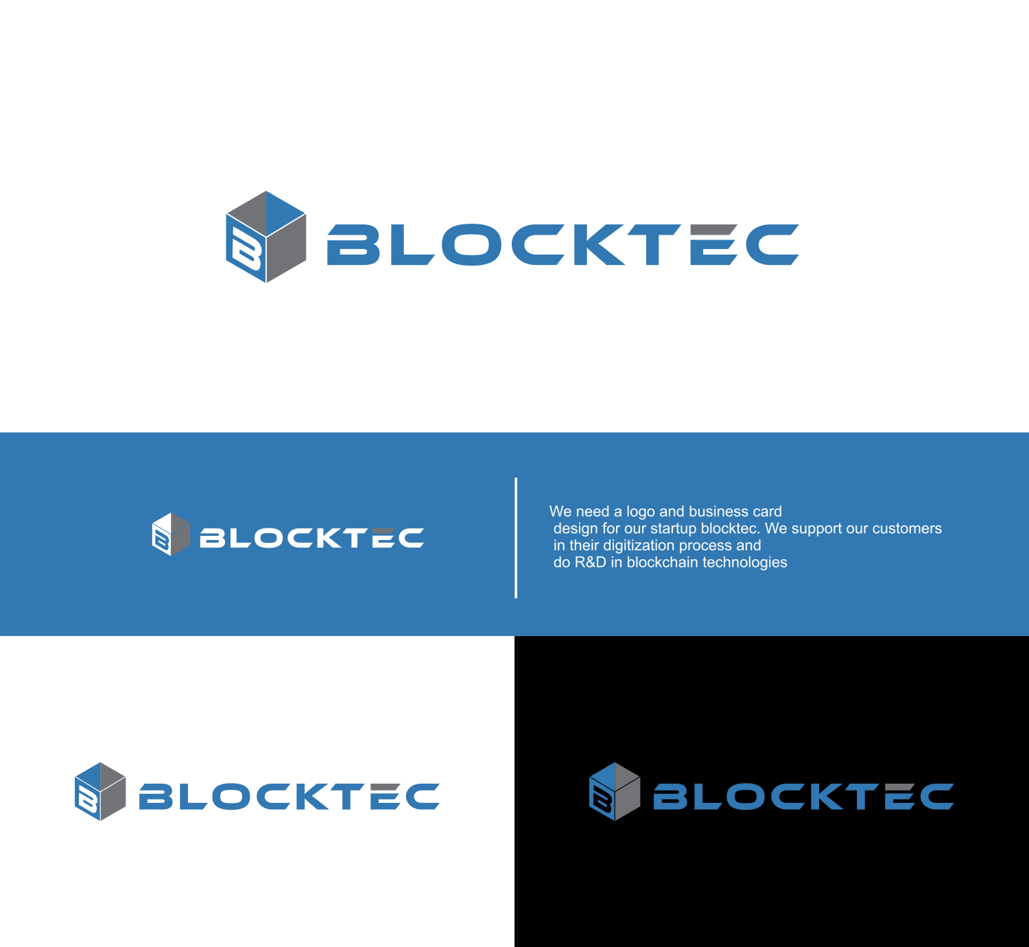 Logo Design by fatiyadesign for blocktec Stefan Brandner | Design #24392236