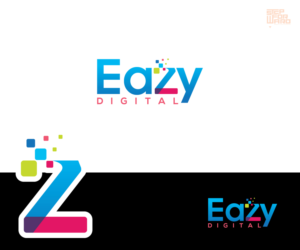 Eazy Digital | Logo Design by step forward 2