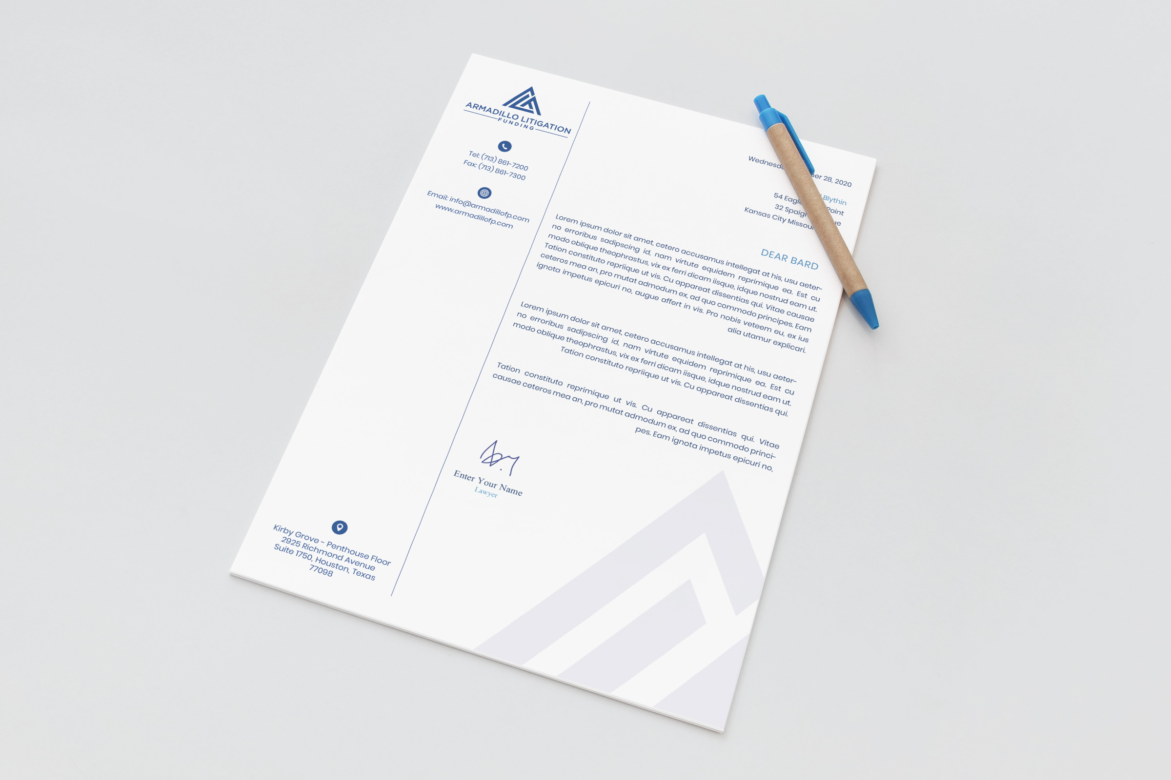 Letterhead Design by Sandaruwan for this project | Design #24383941