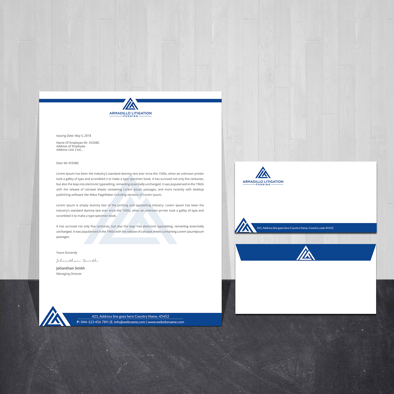 Letterhead Design by Creations Box 2015 for this project | Design #24385166