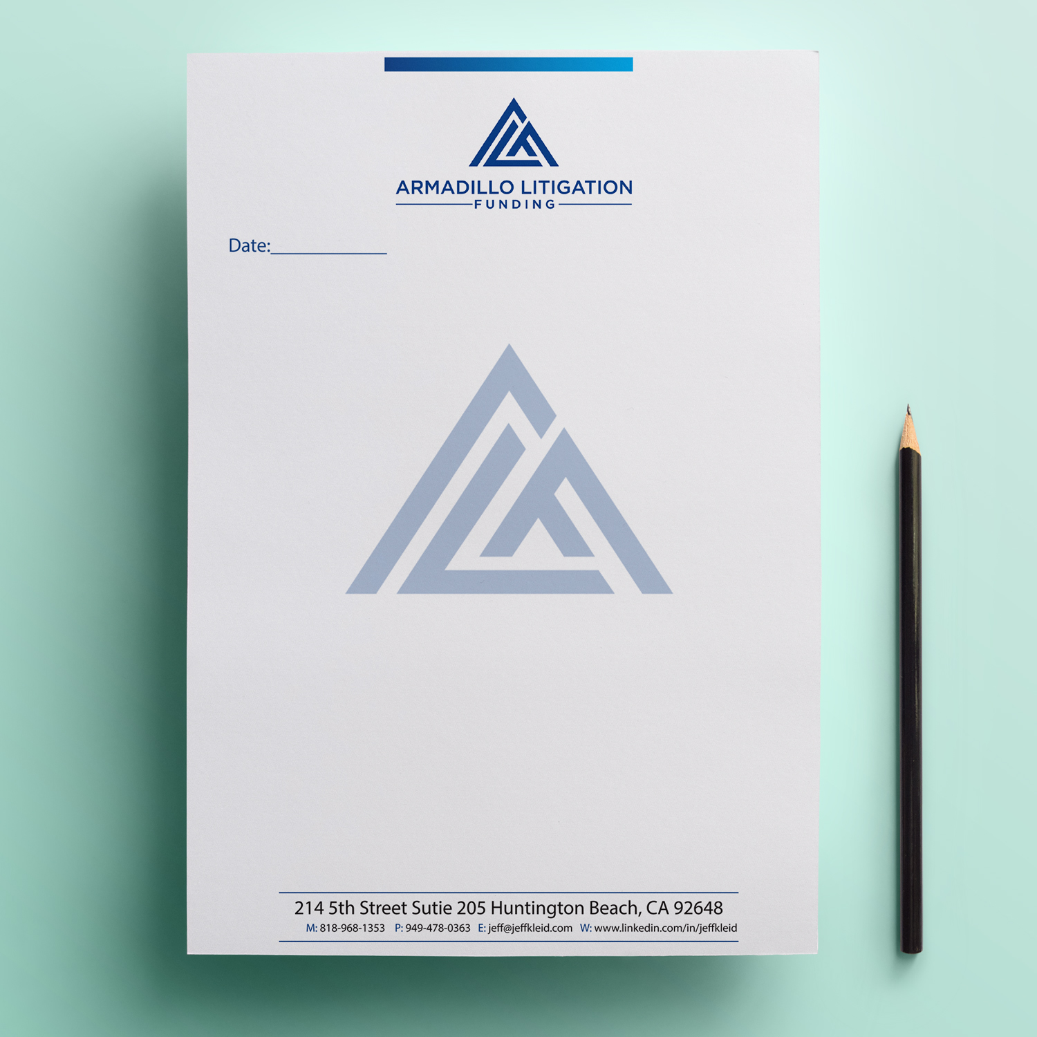Letterhead Design by Zeeshan Aslam for this project | Design #24388289