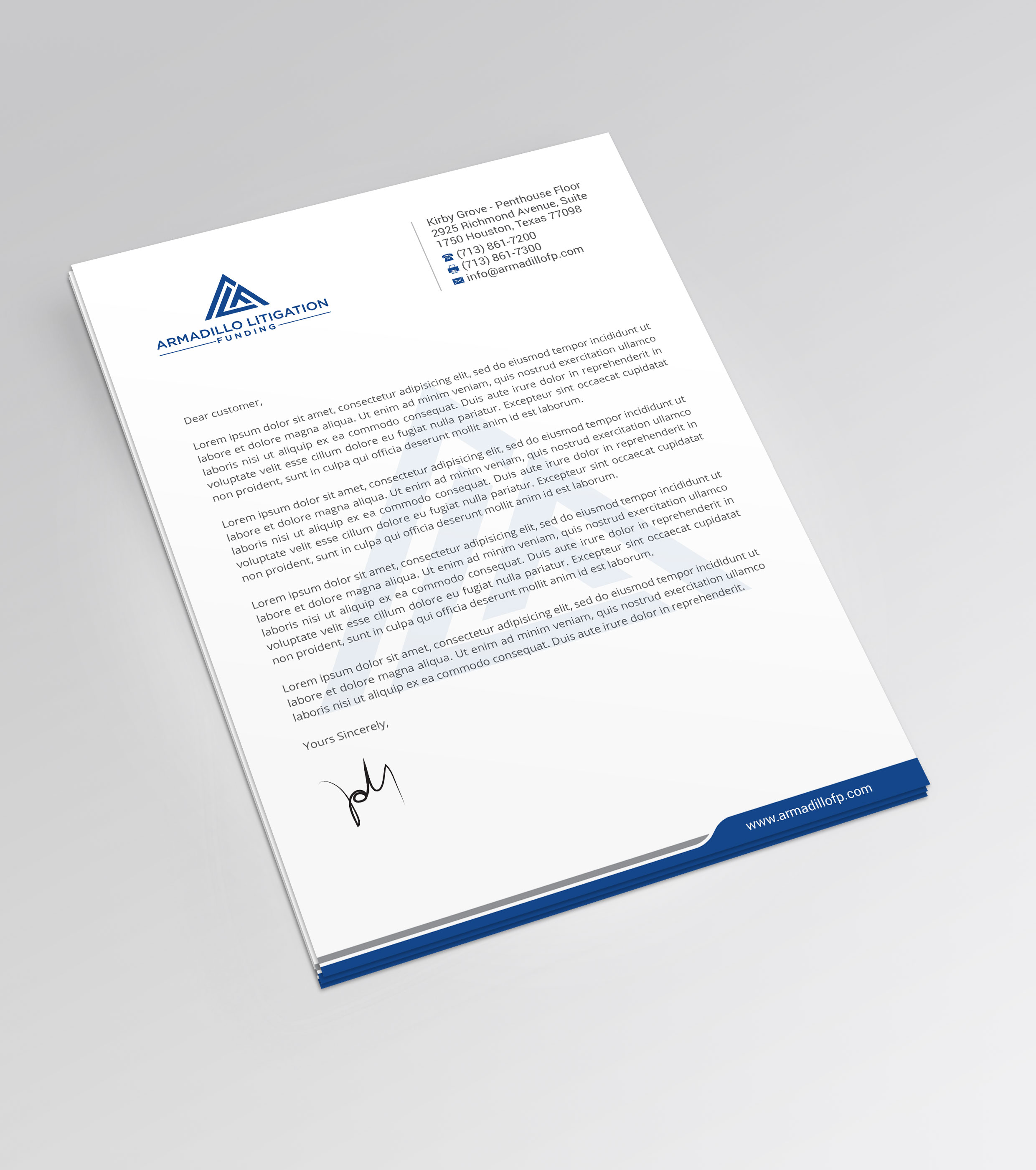 Letterhead Design by R.design for this project | Design #24383049