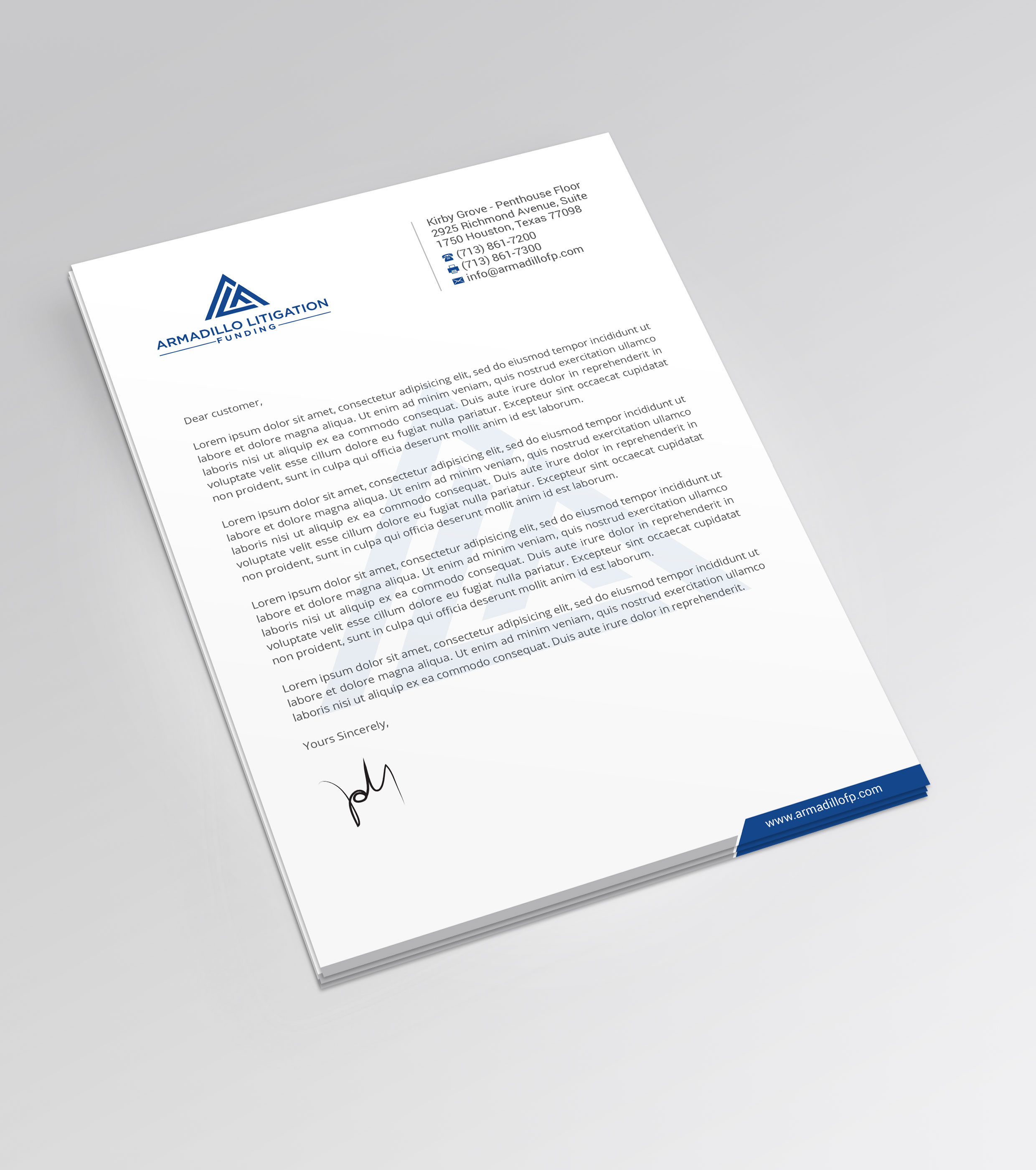 Letterhead Design by R.design for this project | Design #24383083