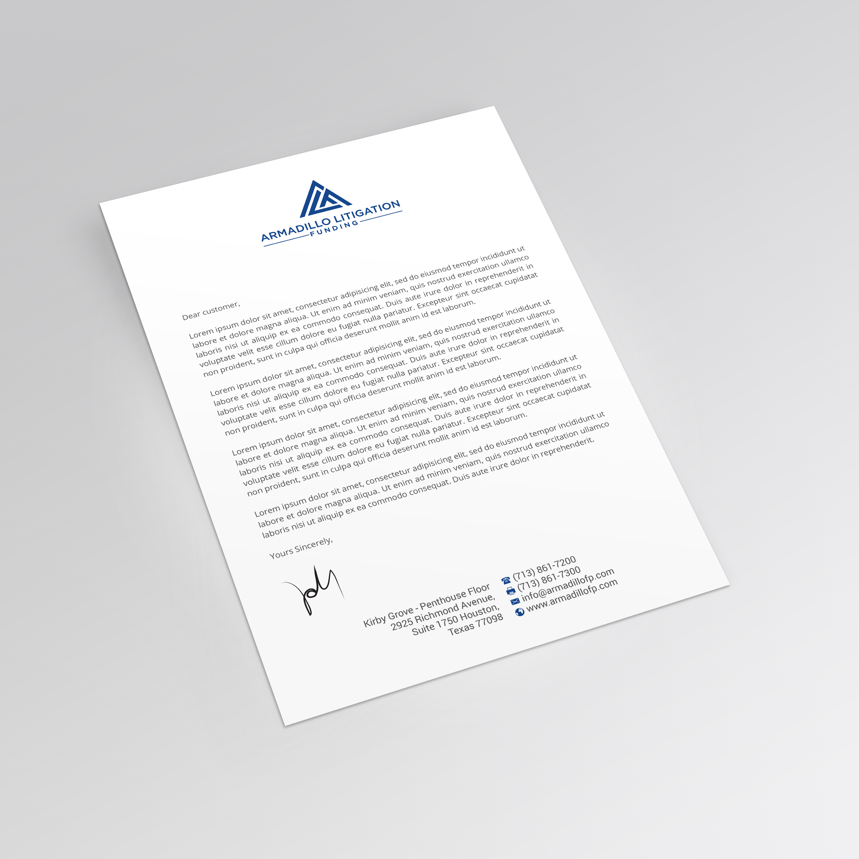 Letterhead Design by R.design for this project | Design #24392893