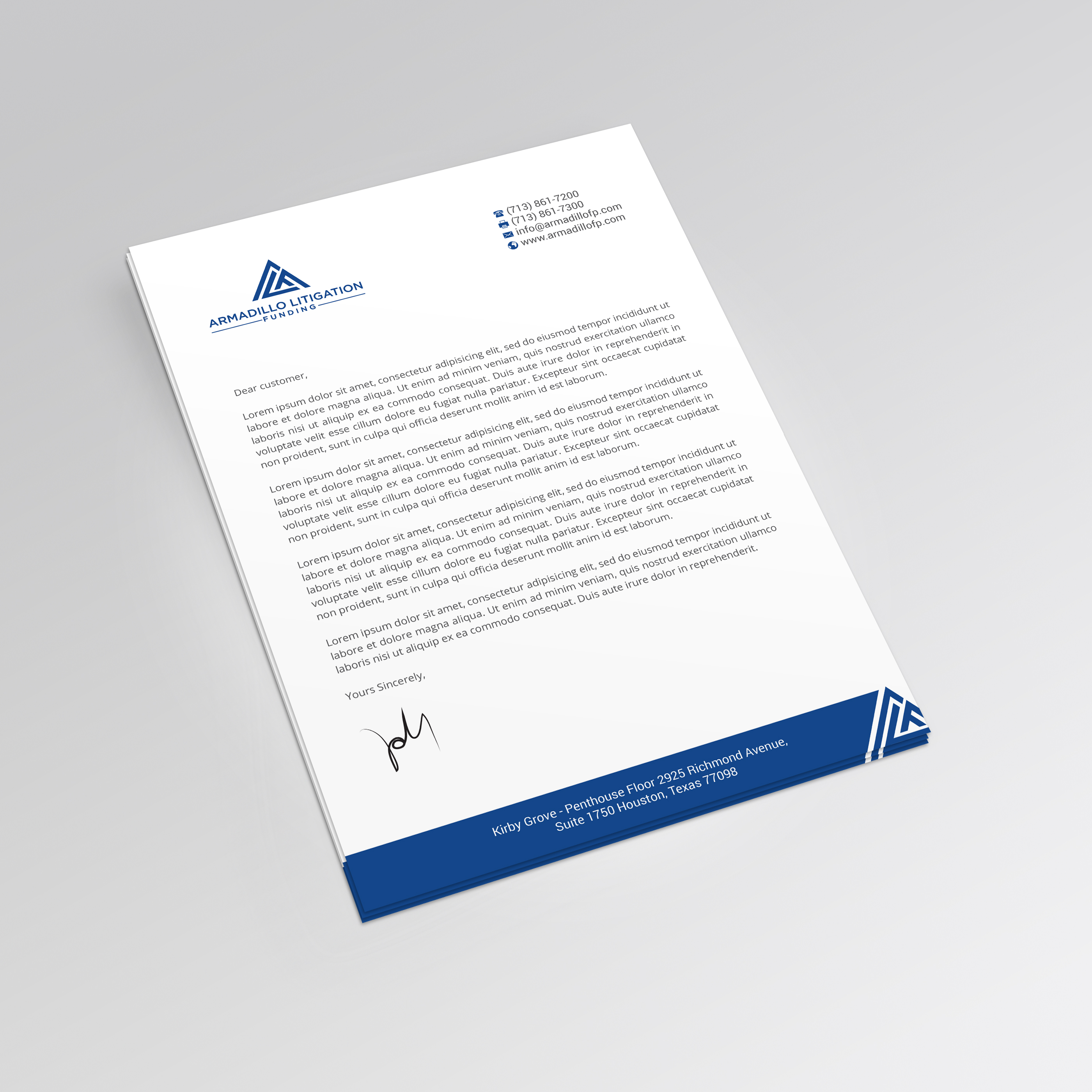 Letterhead Design by R.design for this project | Design #24392983
