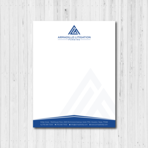 Armadillo Litigation Funding Letterhead & Document Template | Briefkopf-Design von Bold Pixels