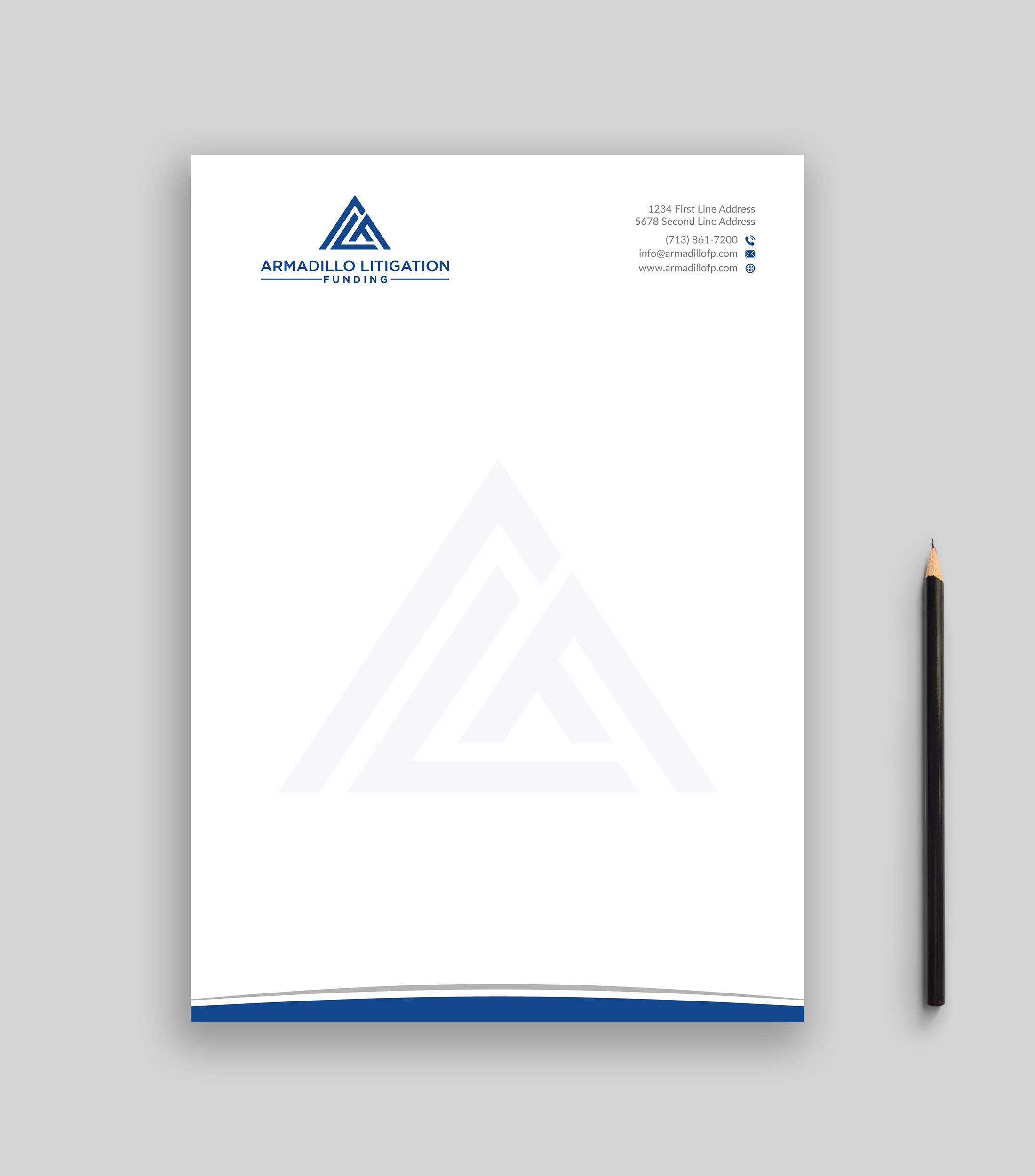Letterhead Design by Musa. A for this project | Design #24384250