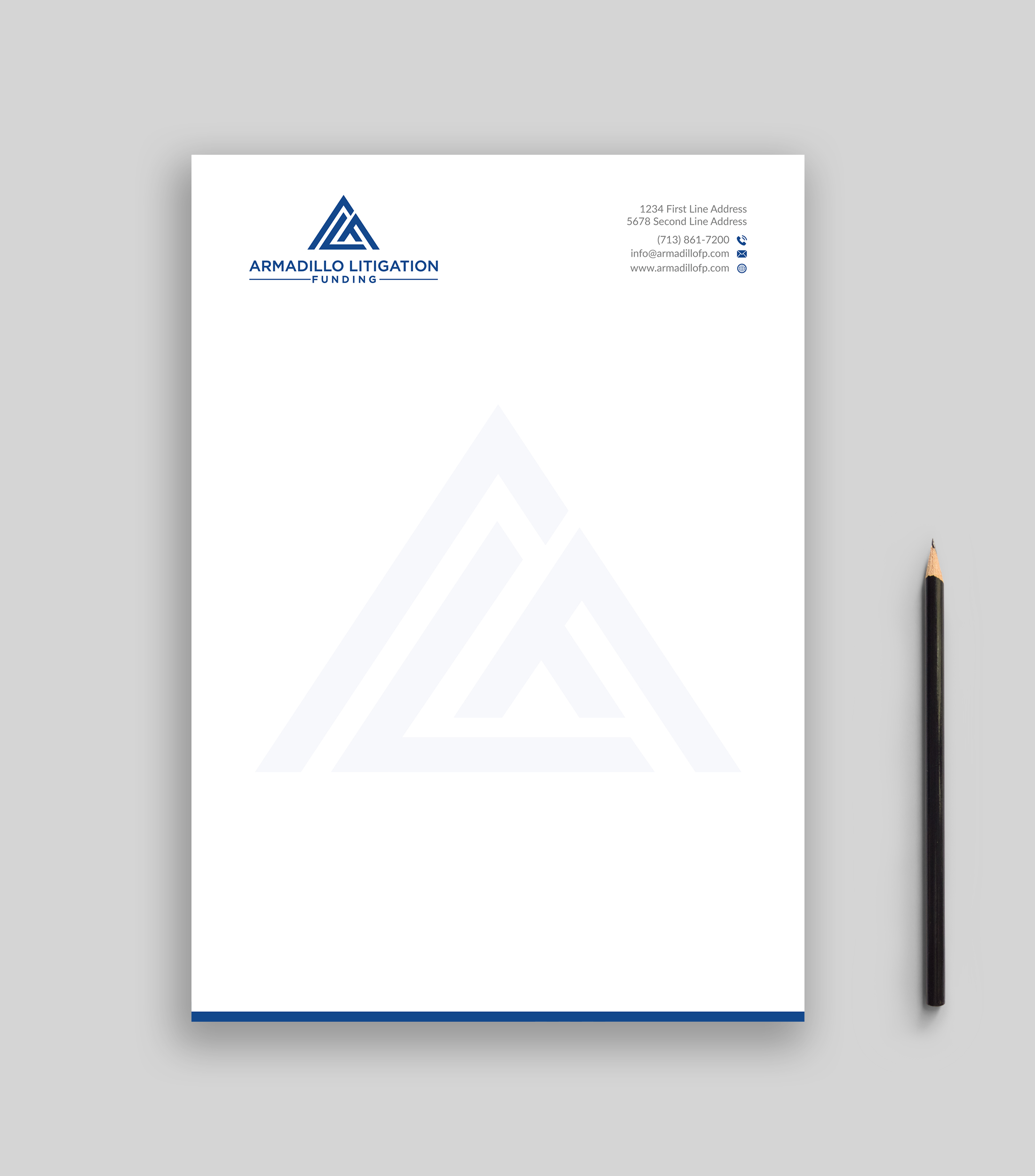 Letterhead Design by Musa. A for this project | Design #24401333