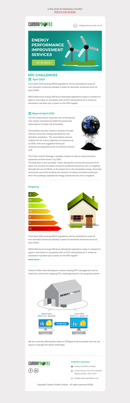 Newsletter Design by Dabashes Adhikery for Carbon Profile Ltd | Design #24397257