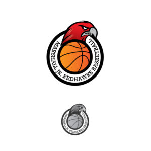 Marshall Jr. Redhawks Basketball | Diseño de Logo por Graphic Bricks